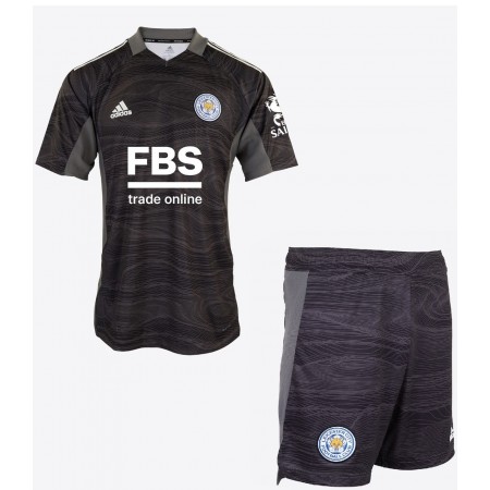 Fußballtrikots Leicester City Torwart Kinder Heim Trikotsatz 2021-2022 